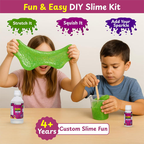 PW 4+ 10+ DIY Slime Making Kit for Kids Years, Glitter, Scented, Butter Slime Activities, Unicorn, Dinosaur, Mermaid