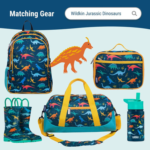 Set Wildkin Wet Bag for Boys, & Girls Durable Zipper with Snap Loop Handle, Reusable Water-Resistant Bags for Beach