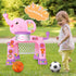 1 2 3 Shemira Toddler Basketball Hoop & Soccer Goal Activity Center Toys with Light & Music,Elephant Toddlers Musical