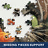 1000 27.56 19.68 Inches, Curious Cat Fish Jigsaw Puzzles Pieces for Adults -Challenging Funny Kitten Terrified Fish