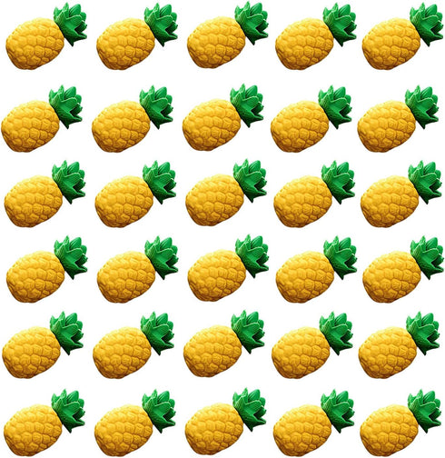 iMagitek 30 Pack Mini Pineapple Erasers for Kids Party Bag Favors and Classroom Prizes