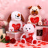 Sumind 10 Inch Valentine Bear Plush, Cute Heart Holding Soft Toy Gift