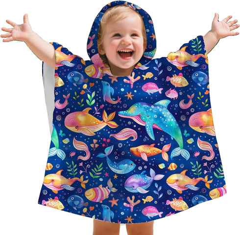 Happy Flute 0-4 Baby Towels with Hood Soft Hooded Towels for Kids Years, Baby Bath Towels & Wash ClothsIdeal Baby Beach