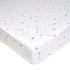 American Baby Company 100% Natural Cotton Fitted Crib Sheet 52" x 28" - Soft, Hypoallergenic, Sparkle Gold and Pink