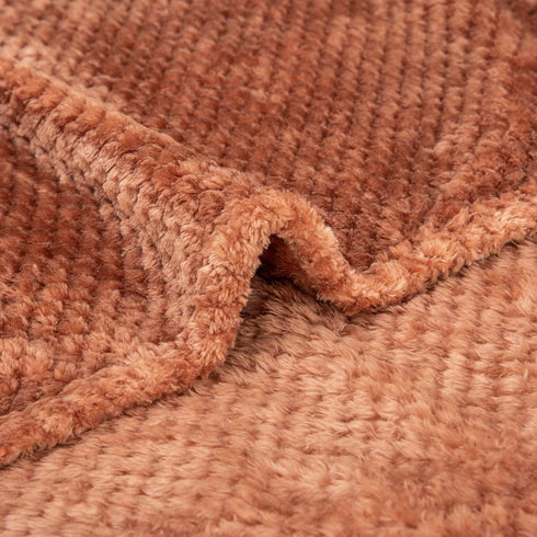 Fuzzy Blanket for Baby Girl or Boy, Soft Warm Cozy Coral Fleece Toddler Receiving Blanket for Crib, 28Wx40L