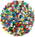 Feleph 600 Pieces 1x1 Round Bricks Bulk Multicolored Classic Basic Parts Building Creative Play Set Blocks
