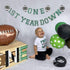 Football 1st Year Down Banner - First Birthday Party Decorations, Super Bowl Sports Party Personalized Theme Banner