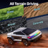 1/24 2.4GHz 2 18KM/H 3 4 5 6 7 8-12 WayEee Remote Control Car Cyber RC Truck, RC Cars for Kids with Colorful Lights