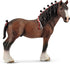 Schleich Farm World, Farm Animal Horse Toys for Kids, Clydesdale Gelding Toy