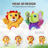 Jollybaby Hand Puppets Baby Toy for 0-12 Months - Plush Stuffed Animal Hand Puppets for Toddler Play Therapy