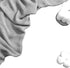 Hollyoo 100% 47''x47'' Muslin Swaddle Blanket, Viscose Made from Bamboo Solid Gray Unisex Swaddle Wrap, Soft Silky