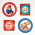 YOTTOY Paddington Bear Collection, 14-Piece Kids Tin Tea Set with Illustrations & Sturdy Carrying Case