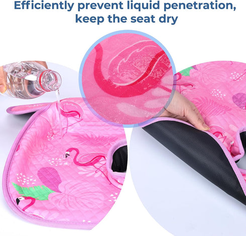 COOLBEBE 2 Pack Infant Car Seat Protector for Potty Training, Dry Waterproof Car Seat Liner Toilet Training for Baby