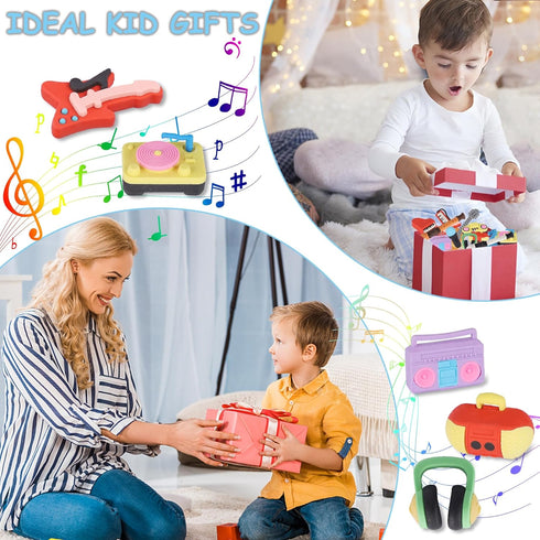 24 Pcs Erasers for Kids, Mini Pencil Eraser Bulk Classroom Prizes, Fun Puzzle Erasers for Preschool Students