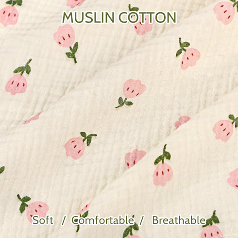 Summer Muslin Car Seat Cover Baby Girls Boys, Cotton Baby Car Seat Cover for Carseat, Nursing Pillow Case for Newborn