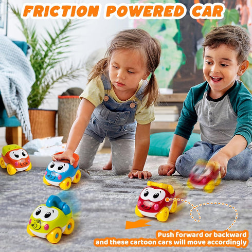 1 2 4 12-18 1-2 Marstone Toddler Toys for Year Old Boys and Girls Gifts: Educational Elephant Slide with Animal Car