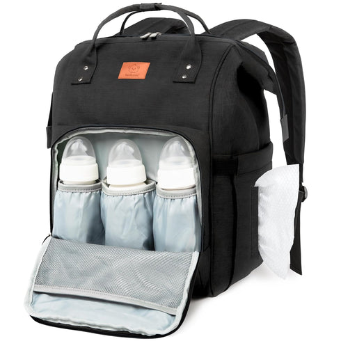 KeaBabies Baby Diaper Bag Backpack - Large Baby Bag for Boys, Girls,