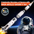 NASA Apollo Saturn V 3D Puzzles - Rocket Ship Building Kit for Kids Ages 8-14, Space Exploration Crafts, 136 Pieces