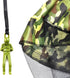 ROYHOO 6PCS 3-16 Army Camo Parachute Toys for Kids Hand Throwing Kids Outdoor Games, Army Men Action Figures Tangle