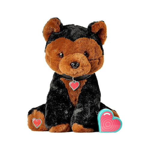 Recordable Stuffed Animals, 20 sec Heart Voice Recorder for Ultrasounds, Perfect Gender Reveal, Shepherd