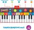 AbcoSport 8 70" 24 Abcotech Kids Floor Piano Mat | Giant Dance Floor Keyboard Sensory Toys | Play, Record, Playback