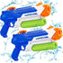 Water Guns for Kids, Summer Soaker Squirt Guns, Outdoor Toy for Ages 3 and Up, 2 Pack (1000cc Blue)
