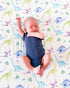 immispace 30% 70% 52" 28" - Ultra Soft Muslin Crib Sheet | Organic Cotton + Rayon | Fit Standard Crib Mattress x |