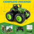 BAYSING 3-5, 3,4,5,6,7 3-7 Remote Control Tractor Toys for Kids Light Up Monster Trucks Toy for Boys Year Old, Toddlers