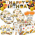 Construction Birthday Party Supplies for 24 Guests - Decorations Include Plates, Napkins,