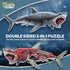 100-Piece 4-8, 3-5, 8-10 Shark Animal Anatomy Floor Puzzle | Double Sided Jigsaw Puzzle | Large Floor Puzzles for Kids