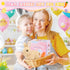 LAITYUM Set Realistic Bunny for Kids - Interactive Hopping Bunny Toy with Headband, Electric Lifelike Robot Rabbit that