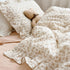 Pillowcase,1 Piece,14"x20" BuLuTu Cotton Muslin Kids Toddler Pillowcase with Cute Camellia Flowers Super Soft Travel