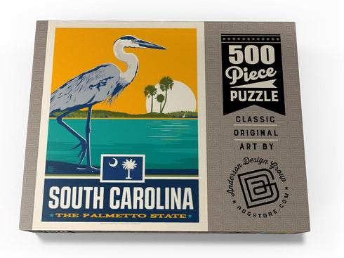 MyPuzzle South Carolina: The Palmetto State - Premium 500 Piece Jigsaw Puzzle for Adults