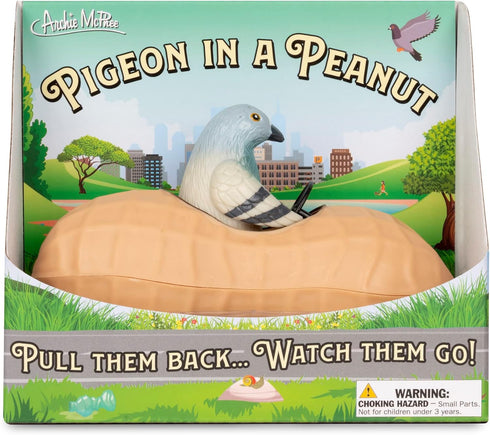 Accoutrements (13038) Archie Mcphee Pigeon in a Peanut Pull Back Toy Car