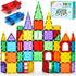 FNJO Magnetic Tiles, 100PCS Building Blocks, STEM Magnets Building Toy Set, Preschool