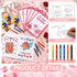 20 Set 20 Spakon Valentines Day Coloring Book for Kids with Crayons, Valentine School Party Favors Small Activity Books