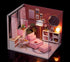 Flever Miniature DIY Dollhouse Kit with Furniture and Cover, Romantic Valentine's Gift (Love You Forever)