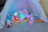Playset Mommy 3 Tummy 12'' Hopearl LED Musical Stuffed Bunny Light up Singing Plush Toy Rabbit with Baby Bunnies in her