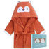 BlueMello Ultra-Soft Baby Fox Bathrobe, Hooded Robe for Toddlers 0-6 Months, Ideal Infant Boy & Girl Gift