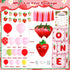 Fantspati 1st Berry First Birthday Decor Strawberry Birthday Decorations for Girls, Sweet One Birthdays Party