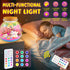 7july Ages5 6 7 8 9 10 Unicorn Terrarium Crafts Kit for Kids-LED Night Light Up & Remote Unicorn Birthday Gifts Toys