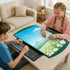 1500 2 25"x34" 360 Pieces Rotating Puzzle Board with Drawers and Protective Cover, Aluminum Alloy Jigsaw Puzzle Table