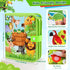 1-3: 1 2-4 Busy Book for Toddlers Busy Board for Year Old Montessori Toys, Quiet Books Toddler Activity Board