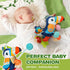 Jollybaby Musical Activity Pull String Hanging Toy for Baby Stroller Car Seat Crib Play Gym, Plush Stuffed Toucan Toy