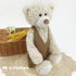 MR VIVICARE 13.5" Cream Beige Bear Stuffed Animal - Knitted Dressed Plush Teddy Bear for Kids and Newborns - Great
