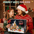 2025 Set 14+ (1763PCS) PLAXSOON Christmas Gingerbread House Courtyard Mini Building with Lights, Christmas Village
