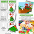 14PC 18M+ LIL ADVENTS Potty Training Reward System - Wooden Stacking Blocks with Dinosaur Themed, Montessori Behavior