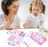 AIPRIDY Unicorn Mermaid Charm Bracelet Making Kit, 72 Pieces Jewelry Crafts Gifts for Girls 5-12 Years Old