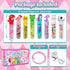 24 Pack 4-8 leitait Bracelet Wands,Charm Bracelet Jewelry Making Kit,Arts Crafts for Kids,Unicorn Party Favors