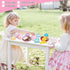 Set 27PCS Set 3 4 5 6 Silicone Tea Party for Little Girls,PRE-WORLD Toys Toddler Tea with Play Food Dessert